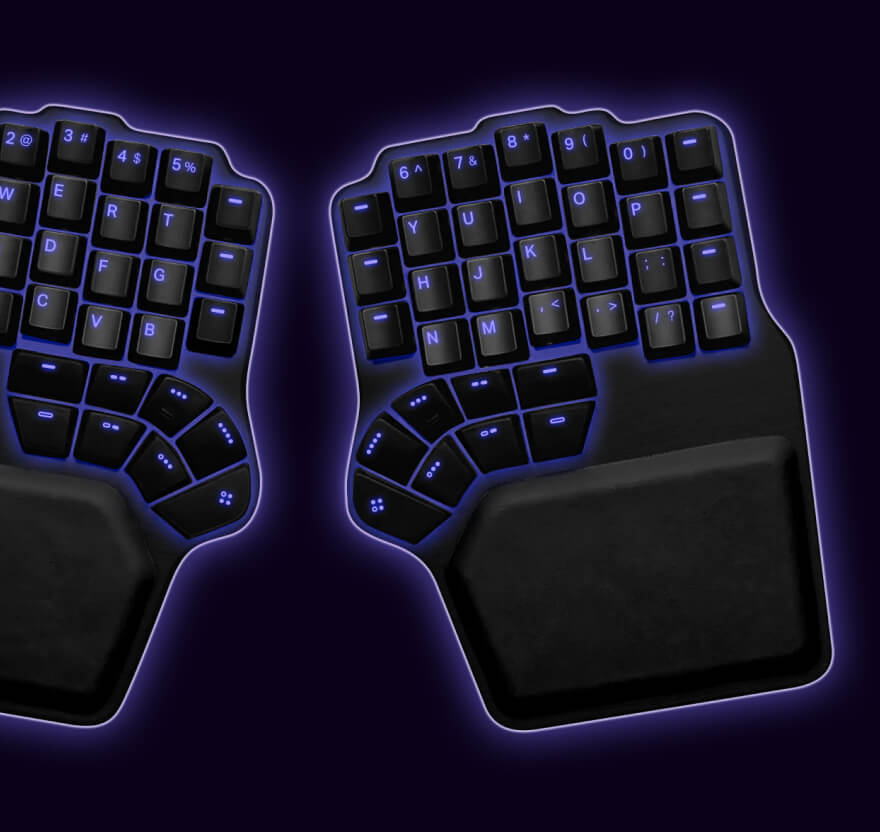 The Best Wireless Ergonomic Keyboard - Dygma Defy
