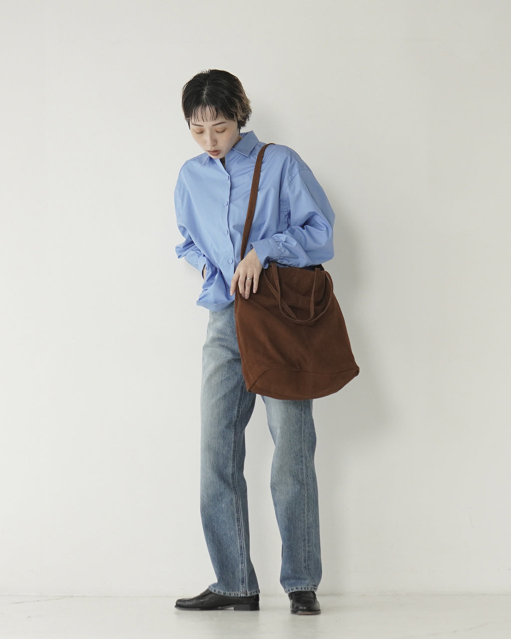 Morphée 3WAY LARGE TOTE（L size）OIL SUEDE BROWN L-OBR-1 正規取扱店