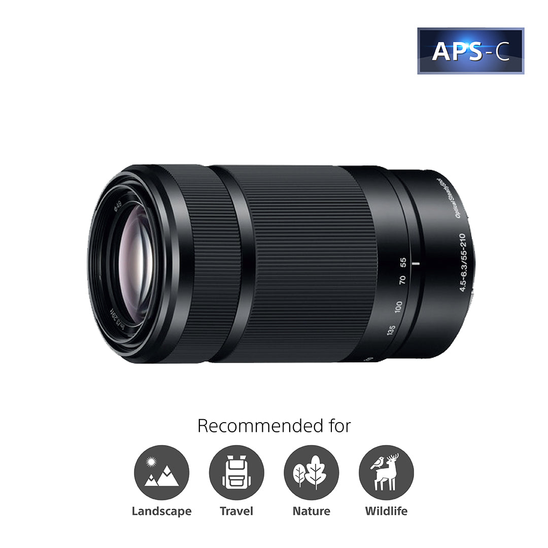 E 55-210mm F4.5-6.3 OSS | SEL55210 | Sony Singapore