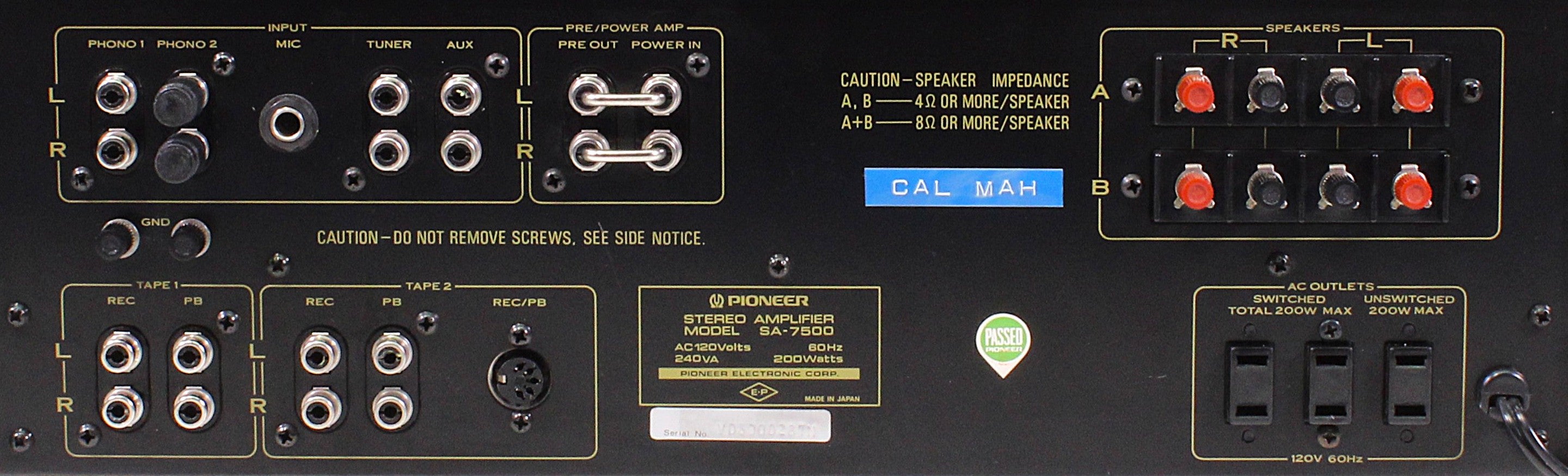 1970S Hi-Fi Done Right: The Pioneer SA-7500 — SpenCertified