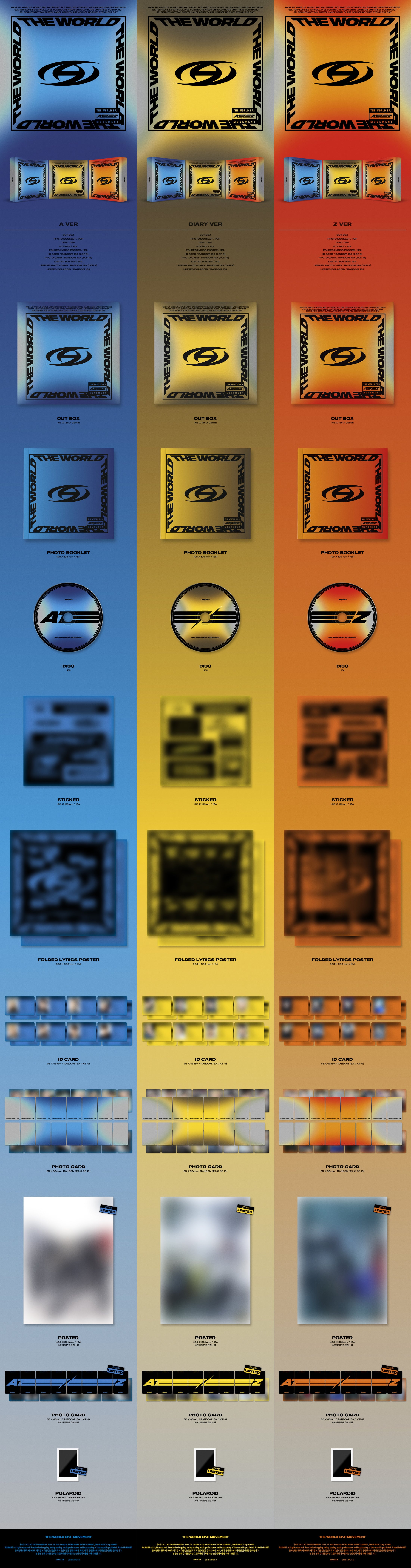 ATEEZ - THE WORLD EP.1 : MOVEMENT (KOREA VER.) – SubK Shop