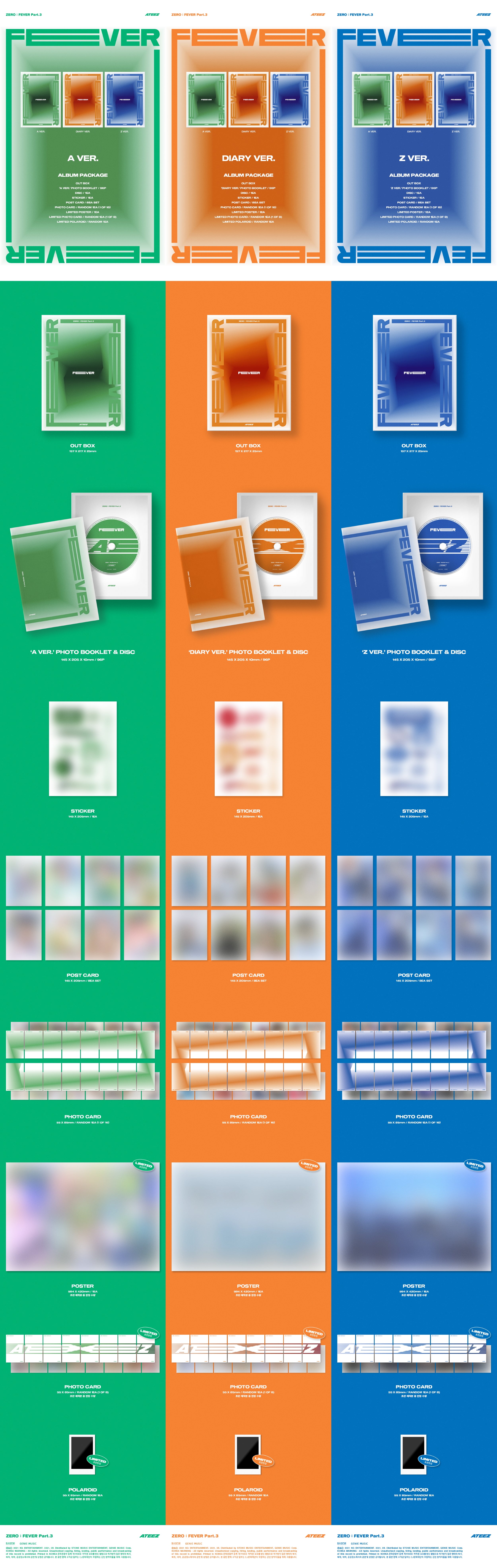 ATEEZ 7TH MINI ALBUM - ZERO : FEVER PART.3 – SubK Shop