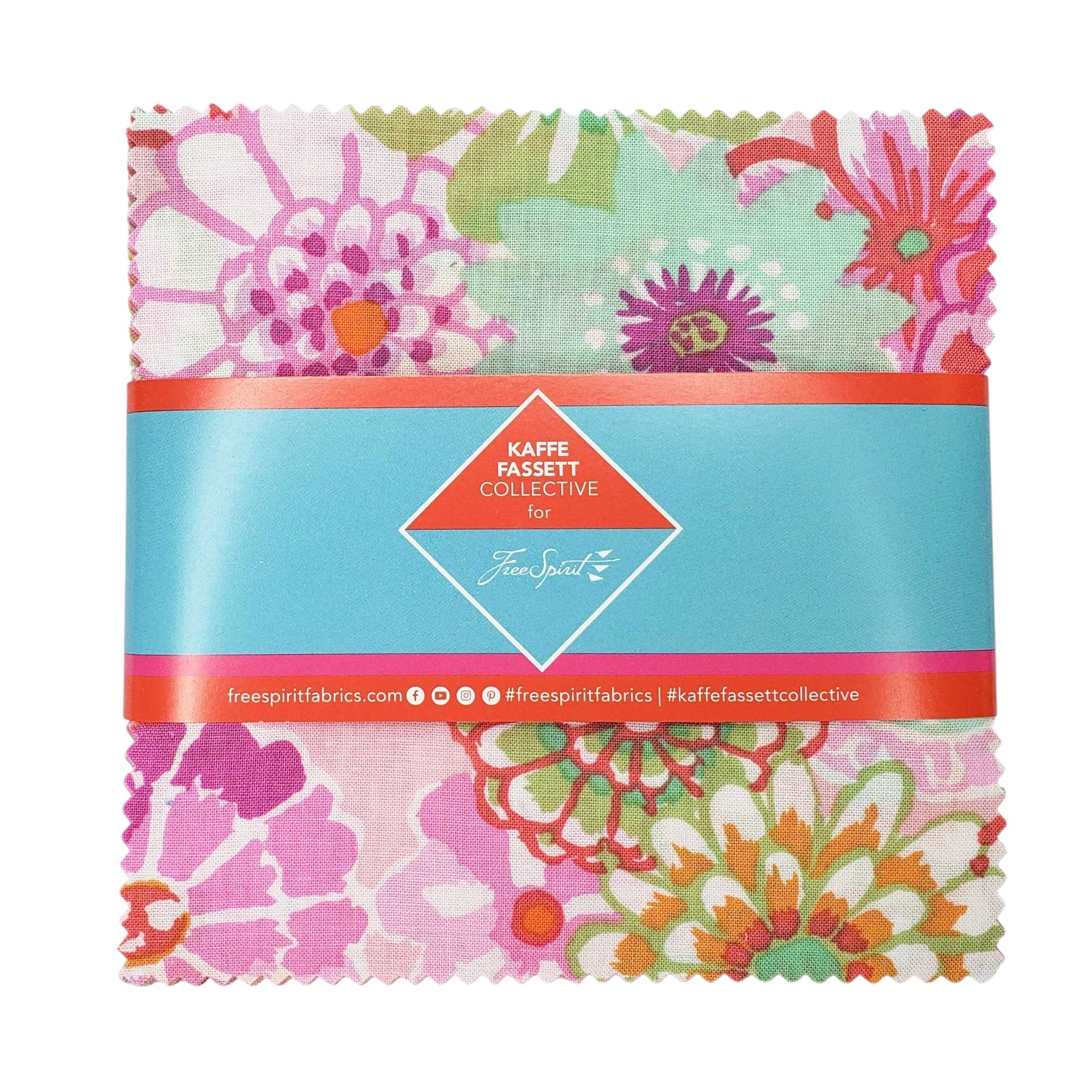 Kaffe Classics Plus Sorbet 5″ Charms by Kaffe Fassett - Free