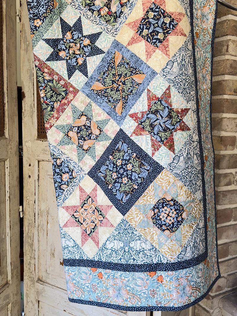 Kensington Kaleidoscope Quilt Kit by Morris & Co. - Free Spirit