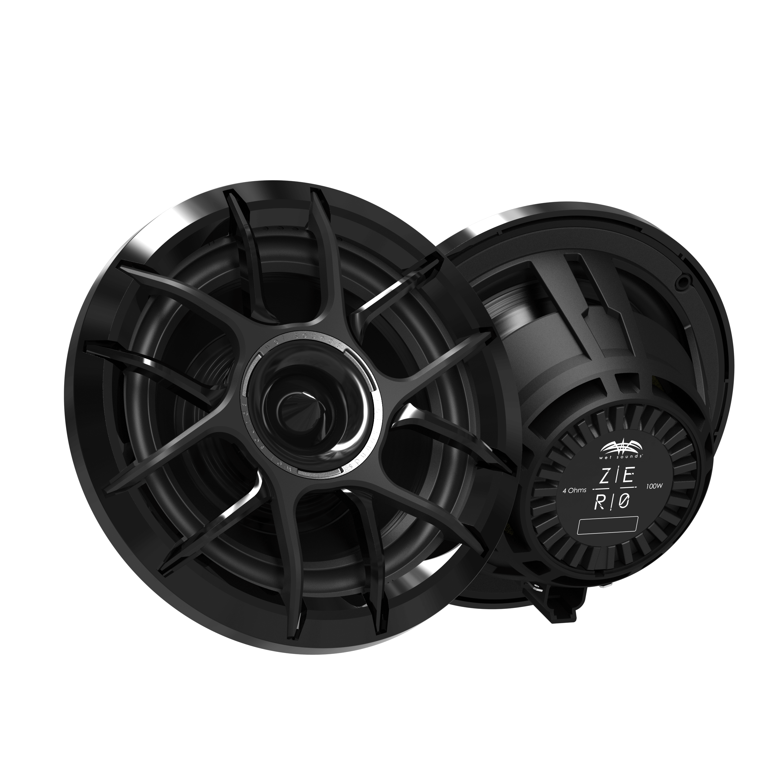 Wet Sounds ZERO 8 XZ-B | Marine Pro Coax Speakers| Boat Audio