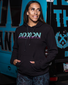 Dixxon Women's Black Waffle Knit Hoodie: Shop Now | Dixxon 2026