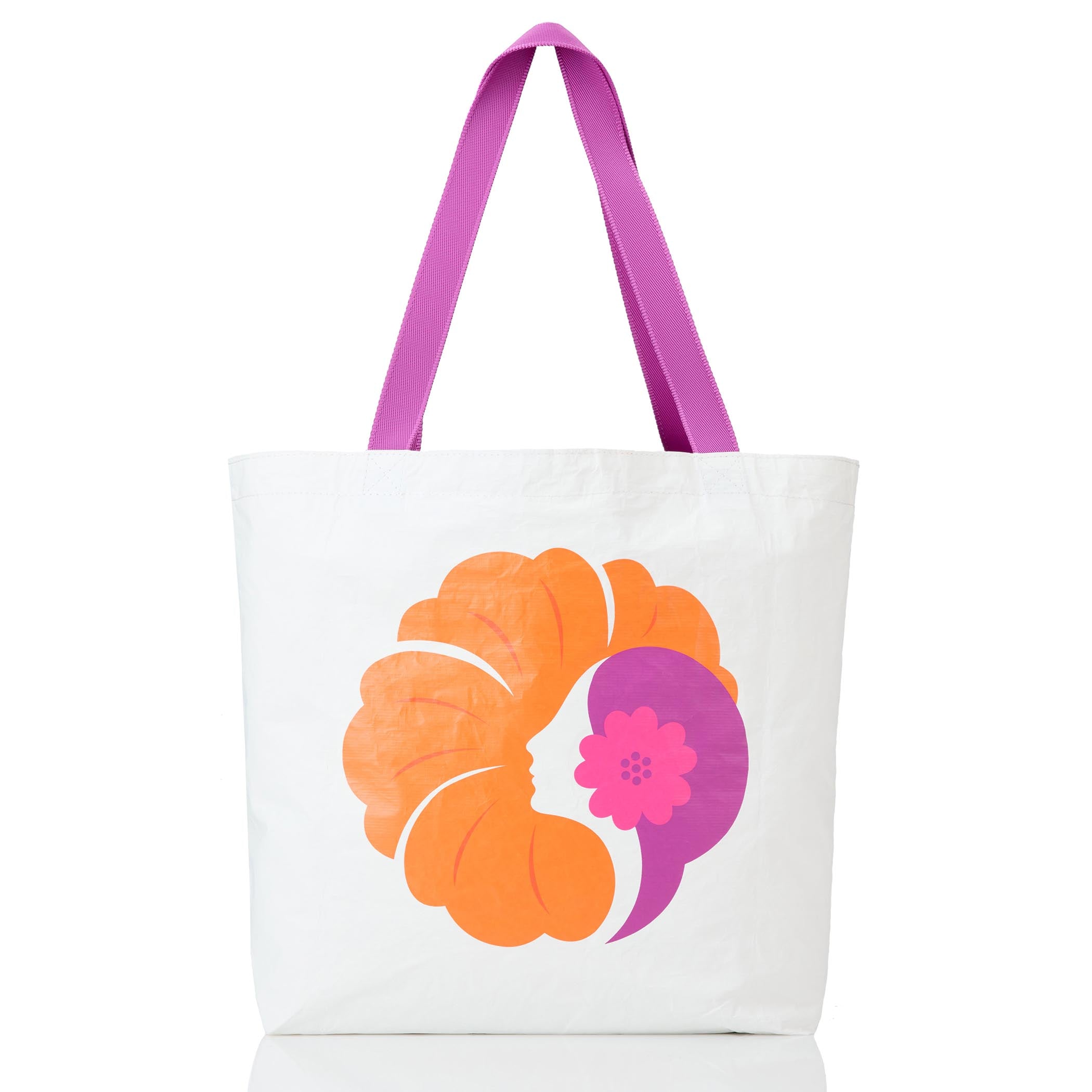 Vintage Pualani Reversible Tote in 1970's by Hawaiian Airlines