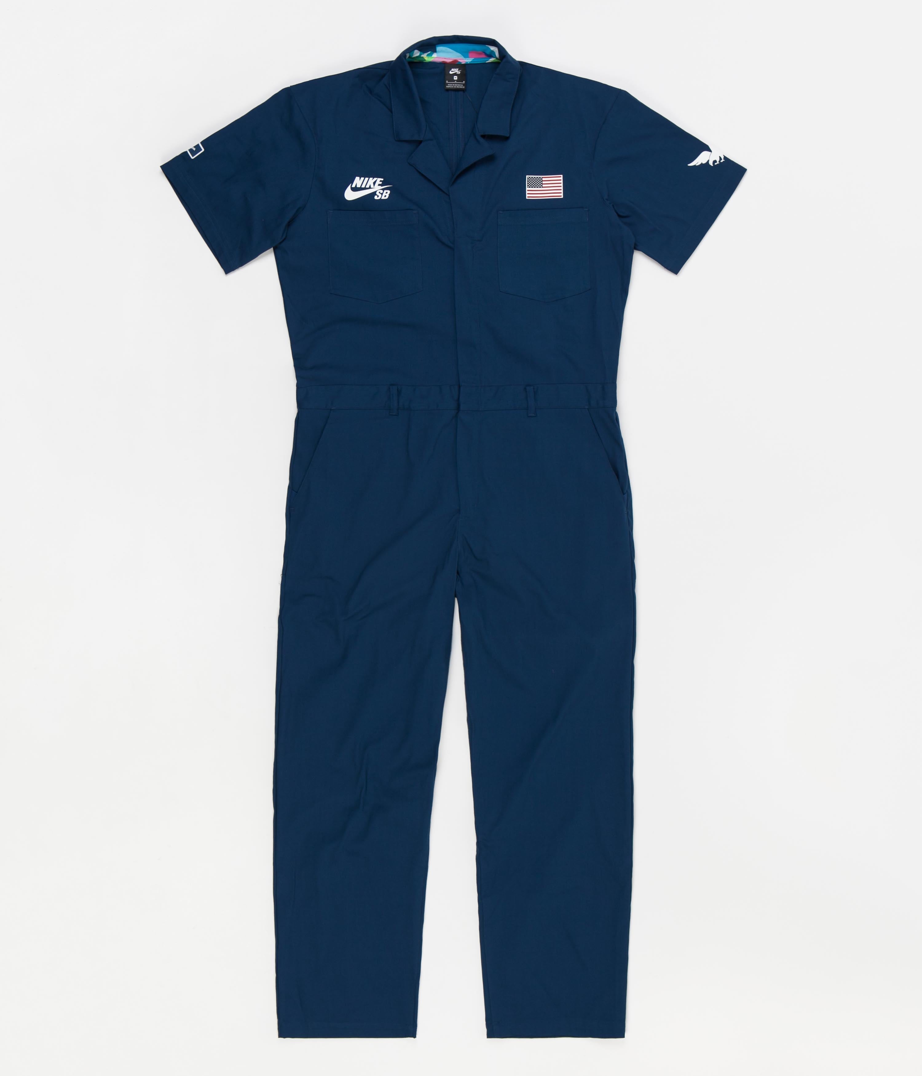 Nike SB x Parra 'USA Federation Kit' Coveralls - Brave Blue