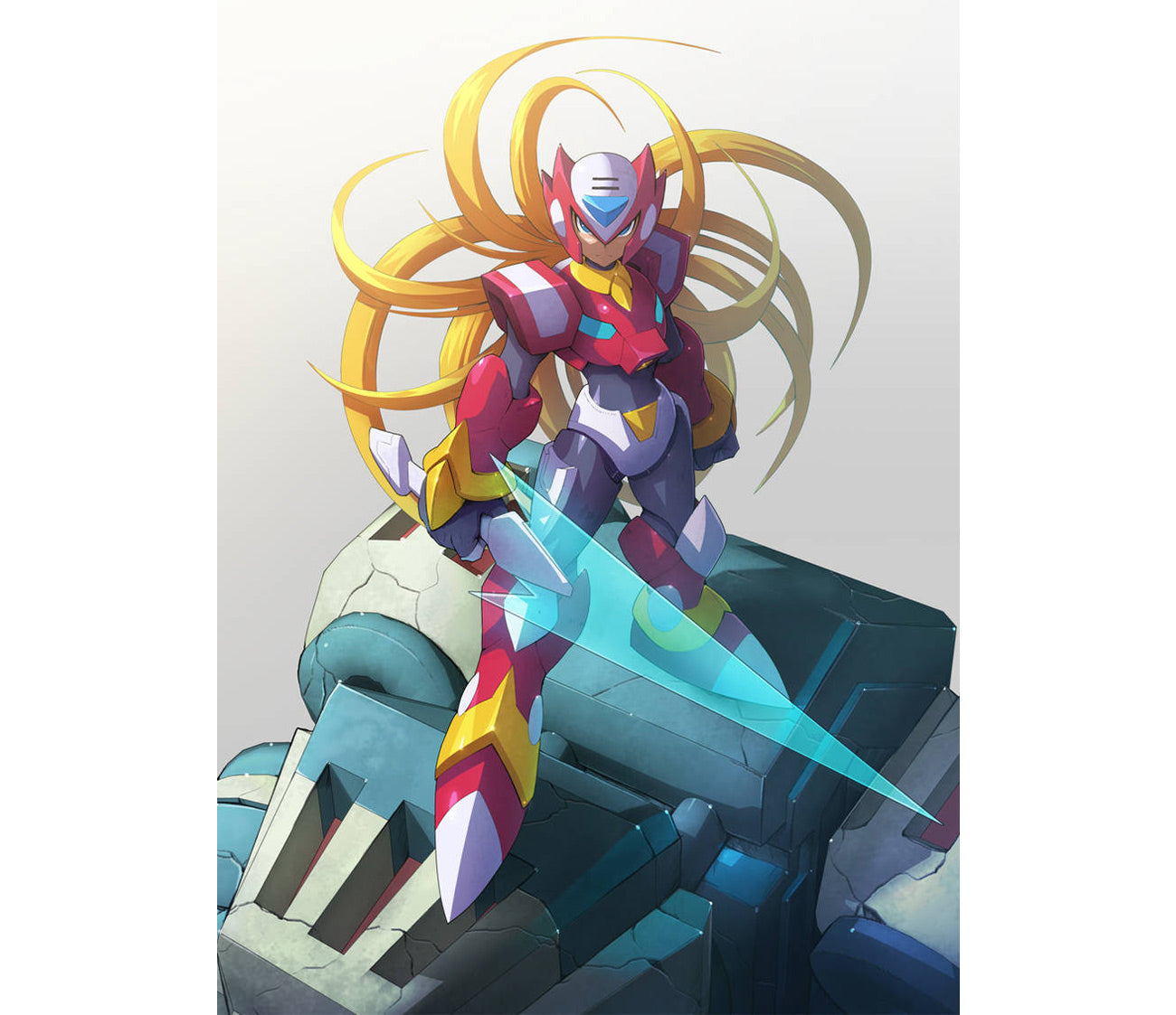 The sleeve art of the Mega Man Zero/ZX vinyl box set – Laced Records