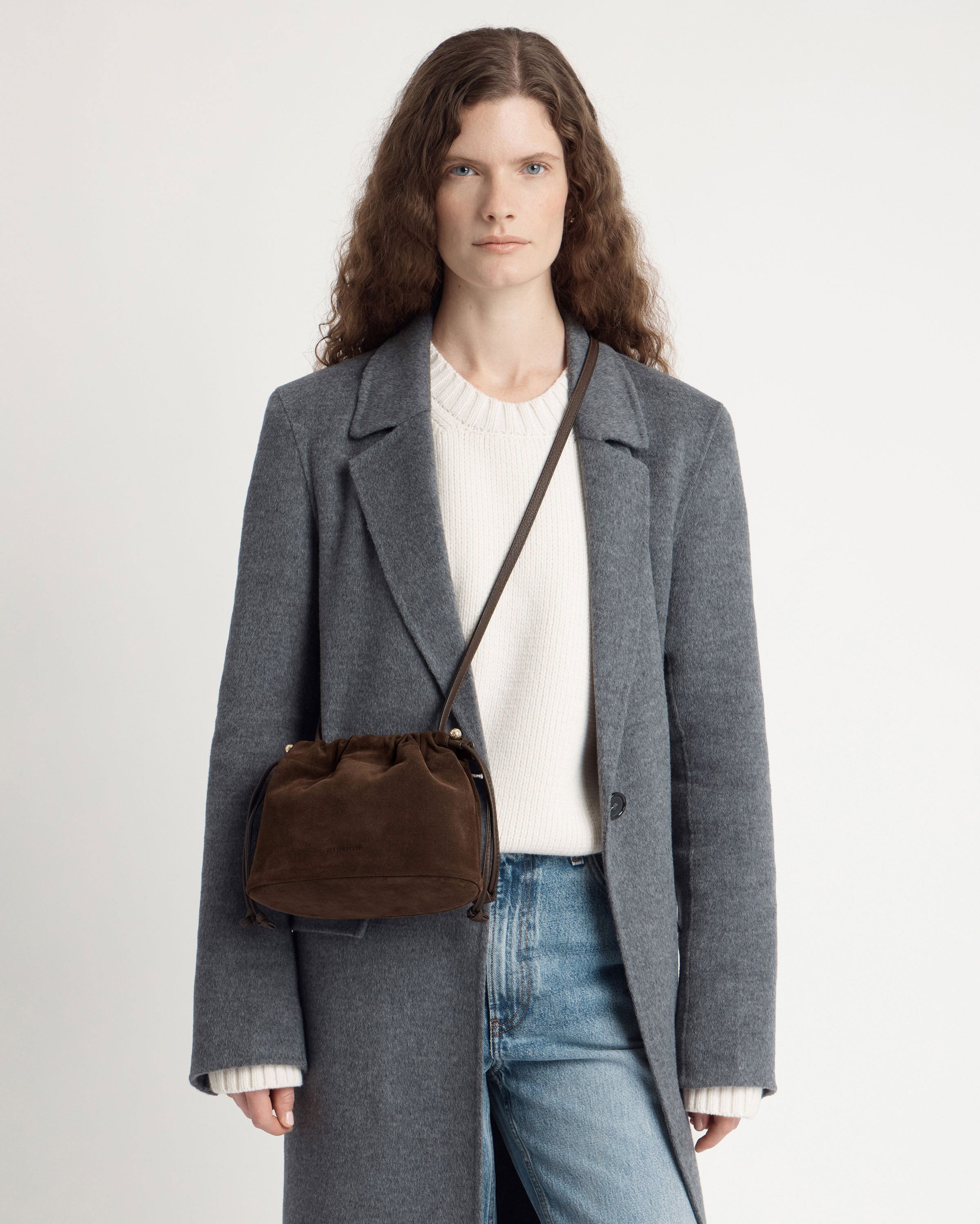 Strathberry - Charlotte Drawstring - Brown