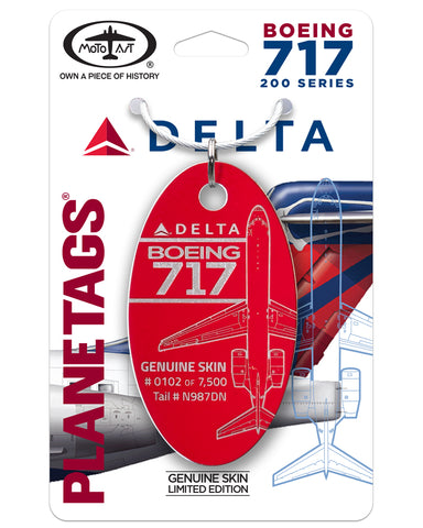 From Delta Air Lines to Your Collection: Boeing 717 PlaneTags