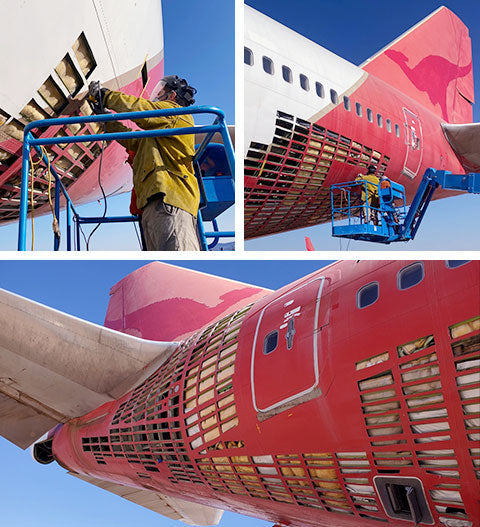 カンタス航空ボーイング 747-400 - PLANETAGS TAIL #VH-OJP – MotoArt