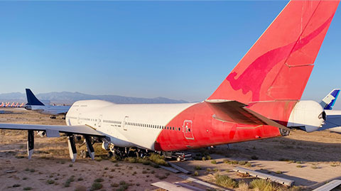 カンタス航空ボーイング 747-400 - PLANETAGS TAIL #VH-OJP – MotoArt