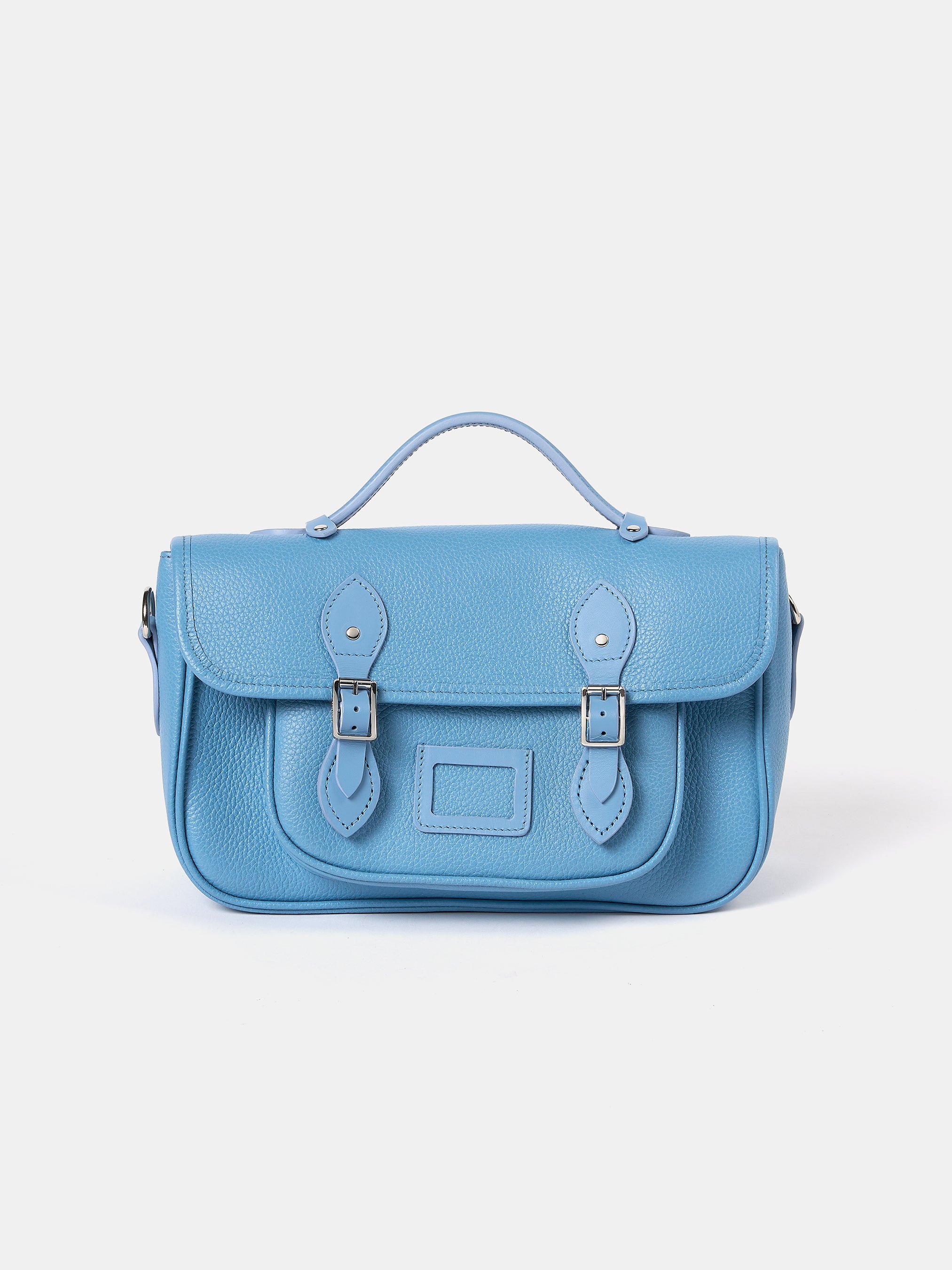 The Soft Leather Satchel - Cloud Blue Calf Grain | Cambridge Satchel