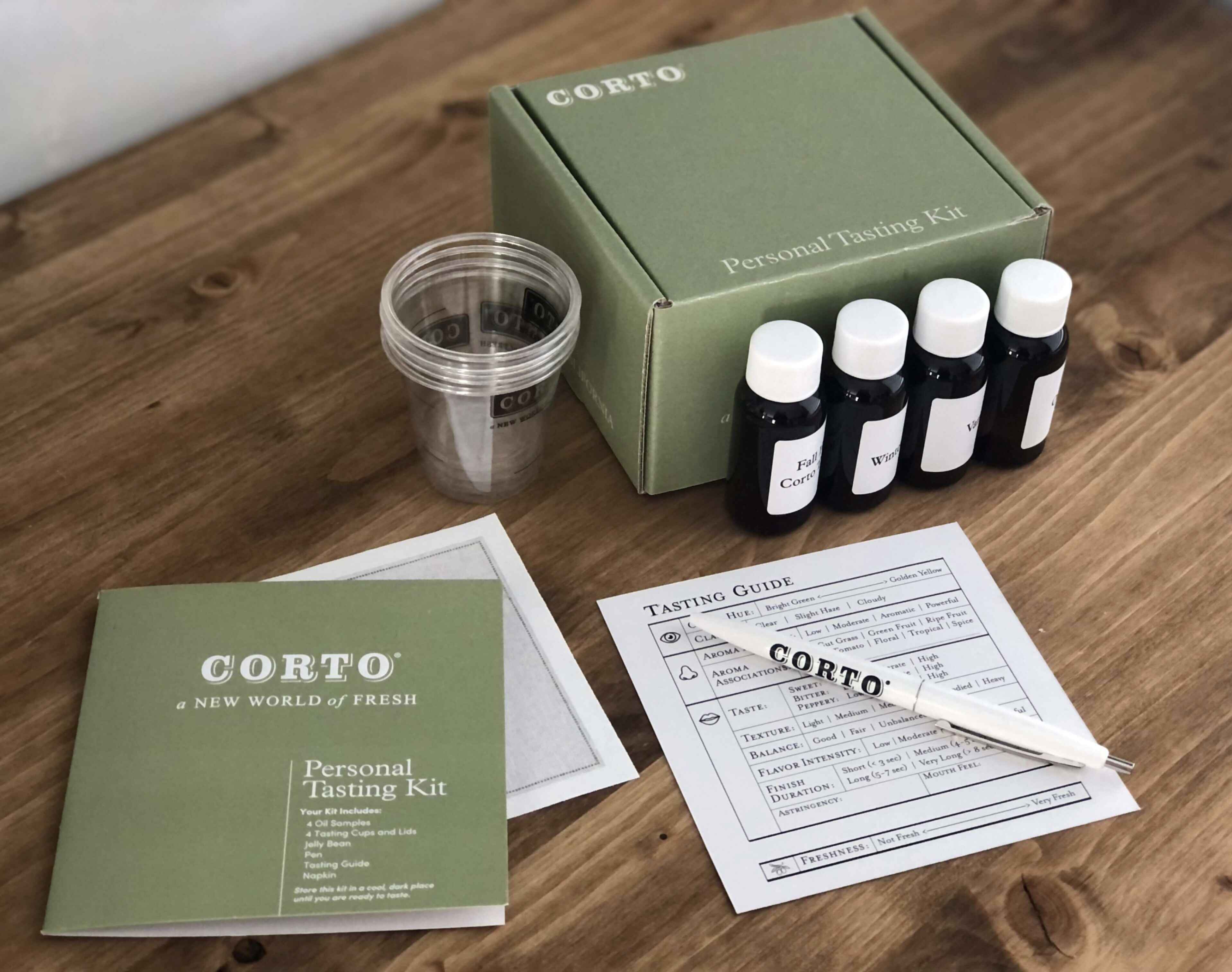 Virtual Tasting Kit – Corto Olive Oil