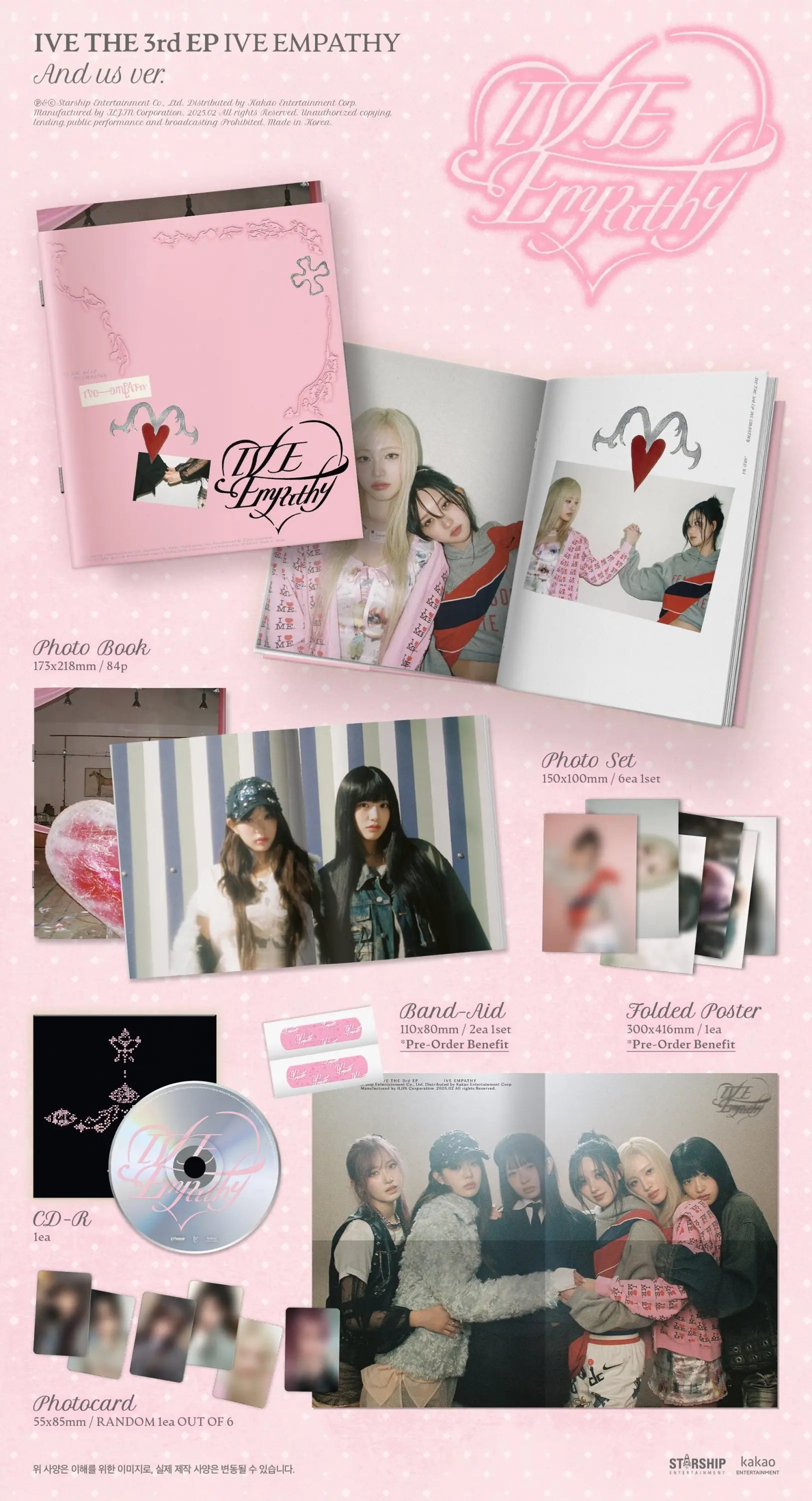 IVE 3rd EP - IVE EMPATHY + APPLEMUSIC Photocard – Choice Music LA