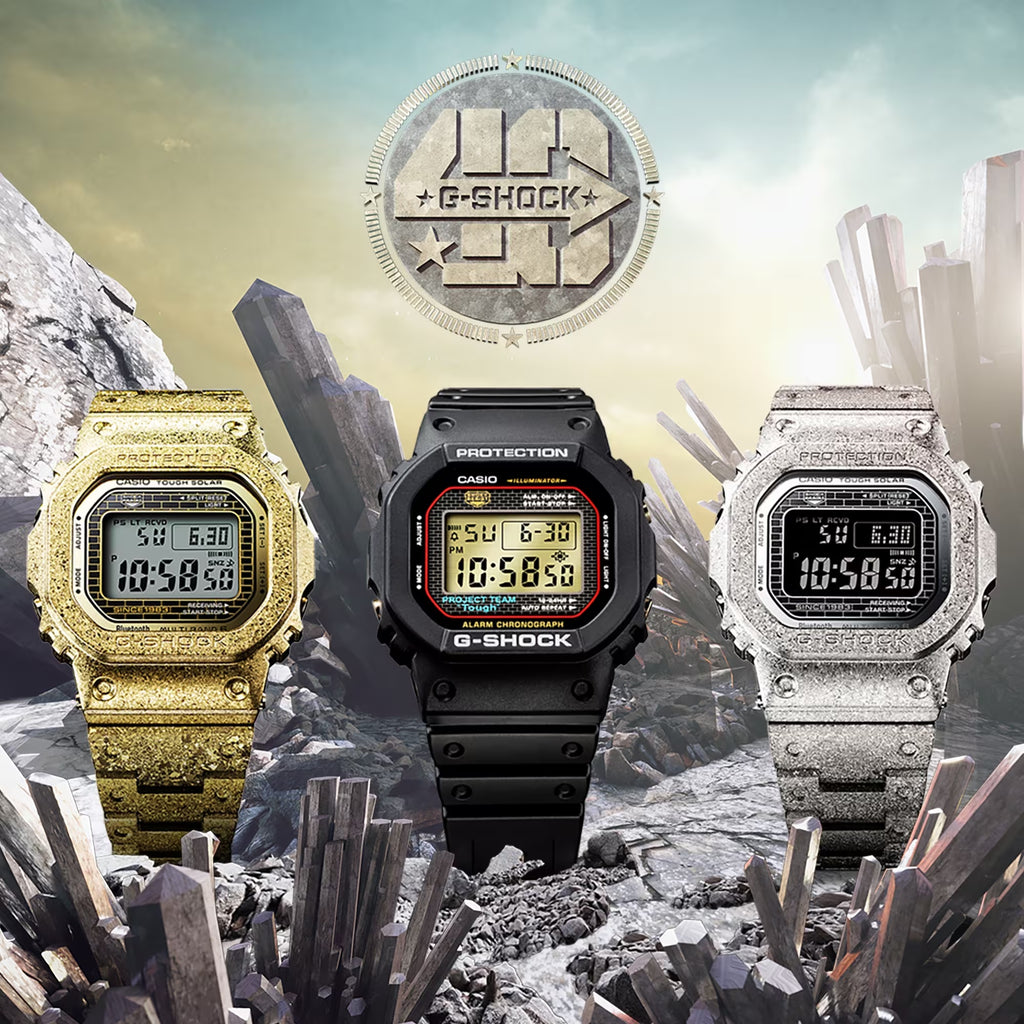 G-SHOCK 40th Anniversary Recrystallized limited-edition timepiece