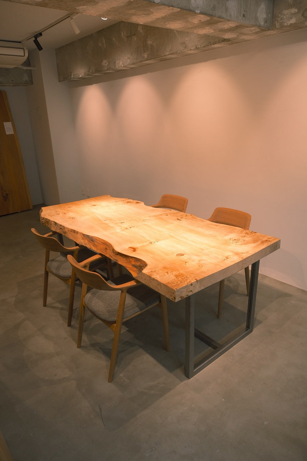 一枚板ワークデスク｜ポプラ（ぽぷら）｜D-037 – 一枚板テーブル専門店