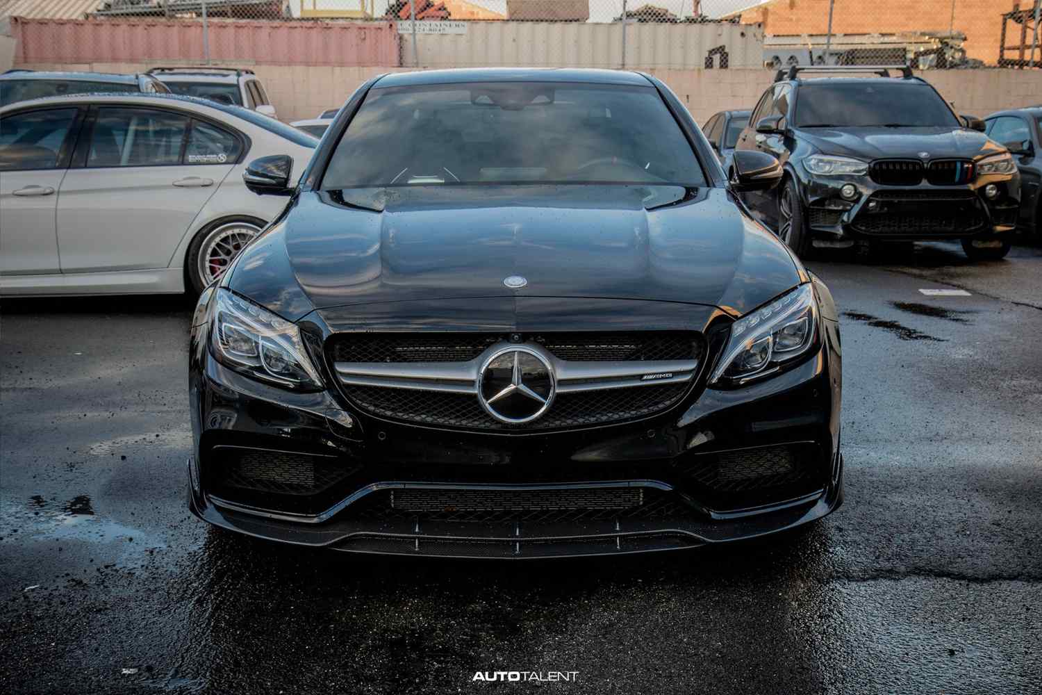 Mercedes W205 C63S AMG with new KW Height Adjustable Spring kit