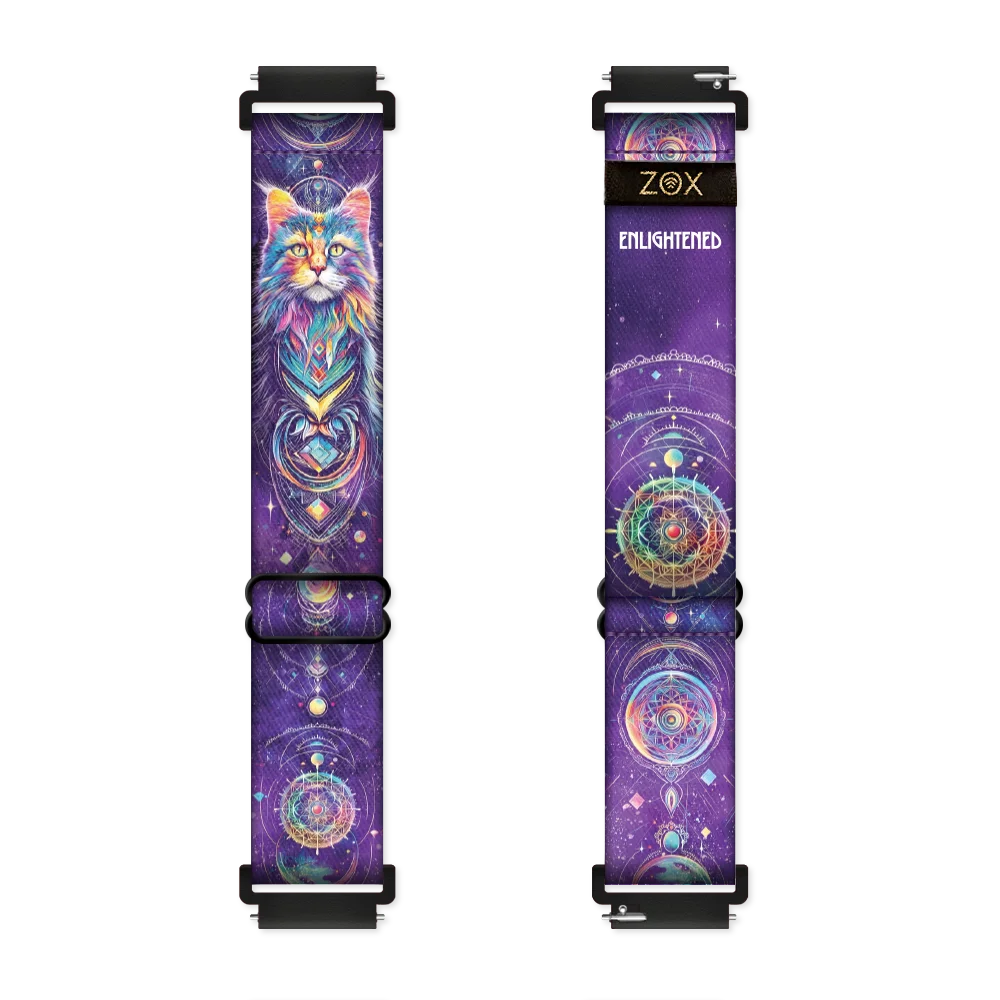 Enlightened Cat Watch Band