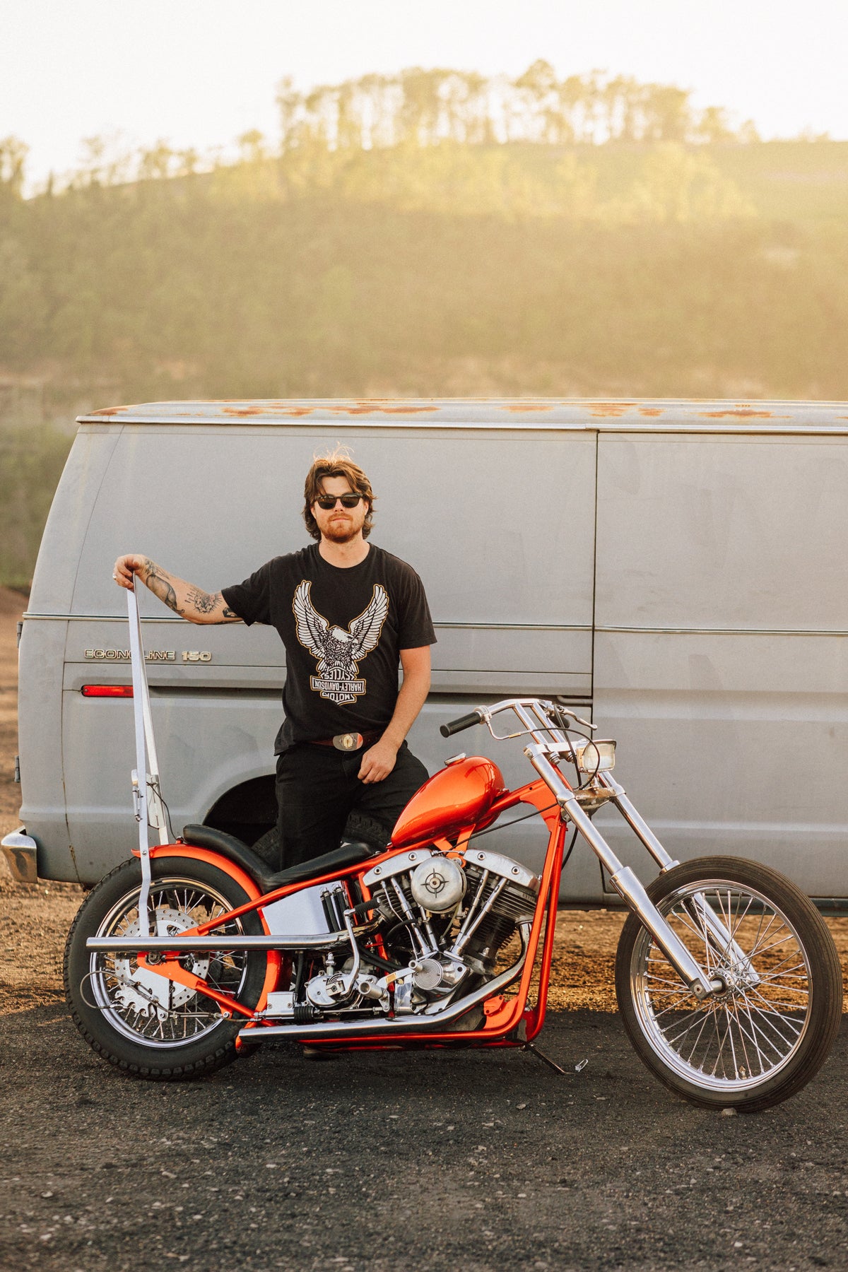 Orange Crush Shovelhead – Pittsburgh Moto – Pittsburgh's Custom