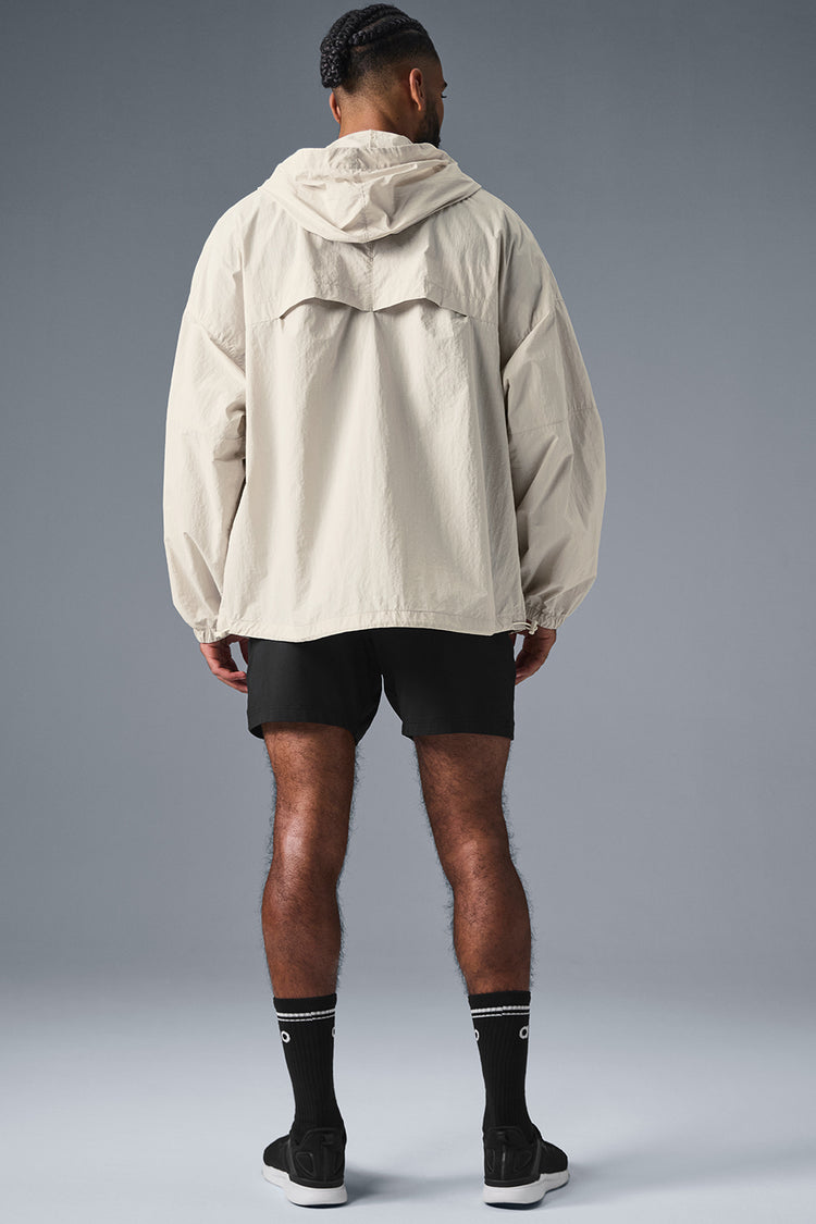 Vantage Nylon Ripstop Track Jacket - Bone | ALO