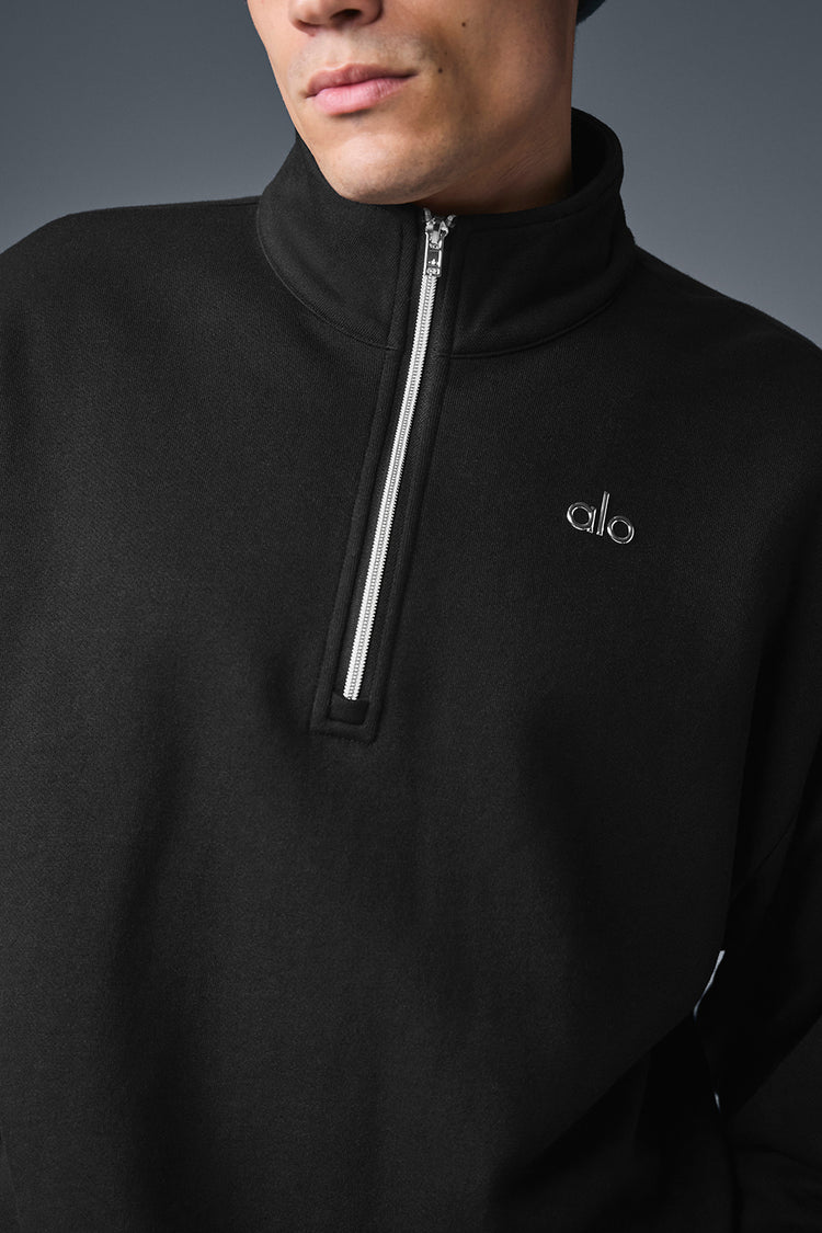 Accolade 1/4 Zip Pullover - Black | ALO