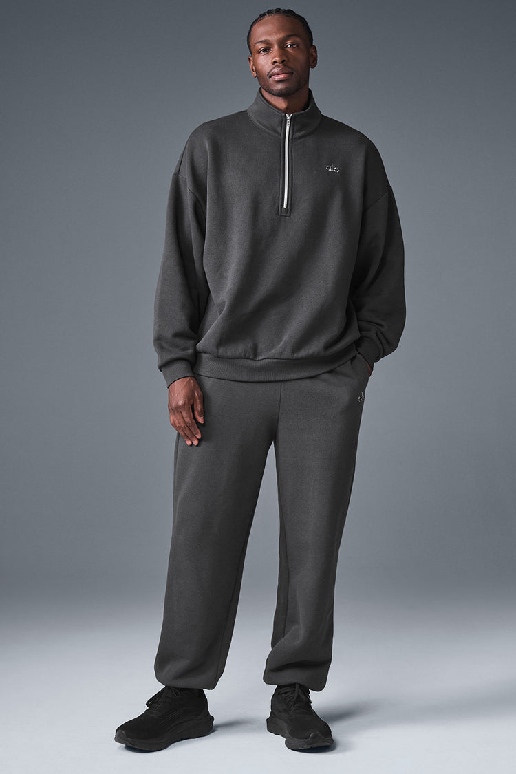 Accolade 1/4 Zip Pullover - Anthracite | ALO