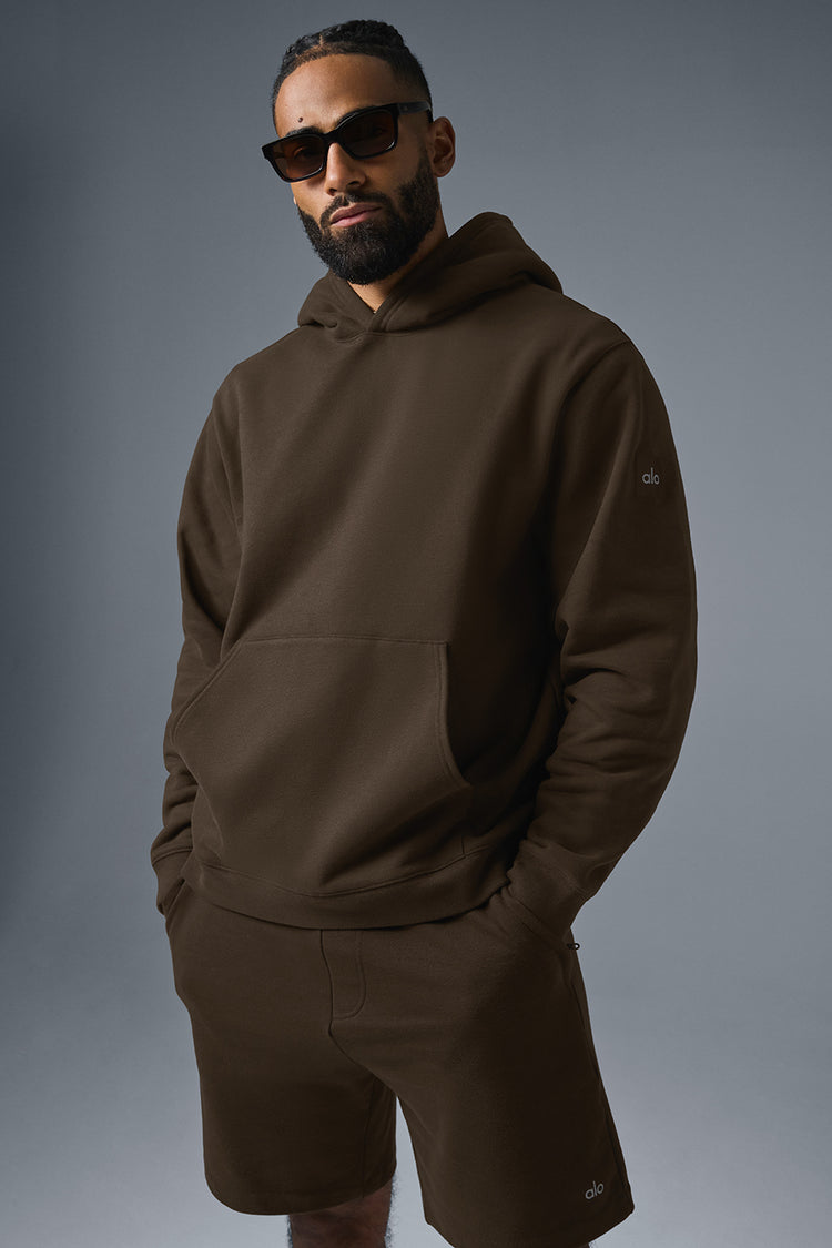 Renown Heavy Weight Hoodie - Espresso | ALO
