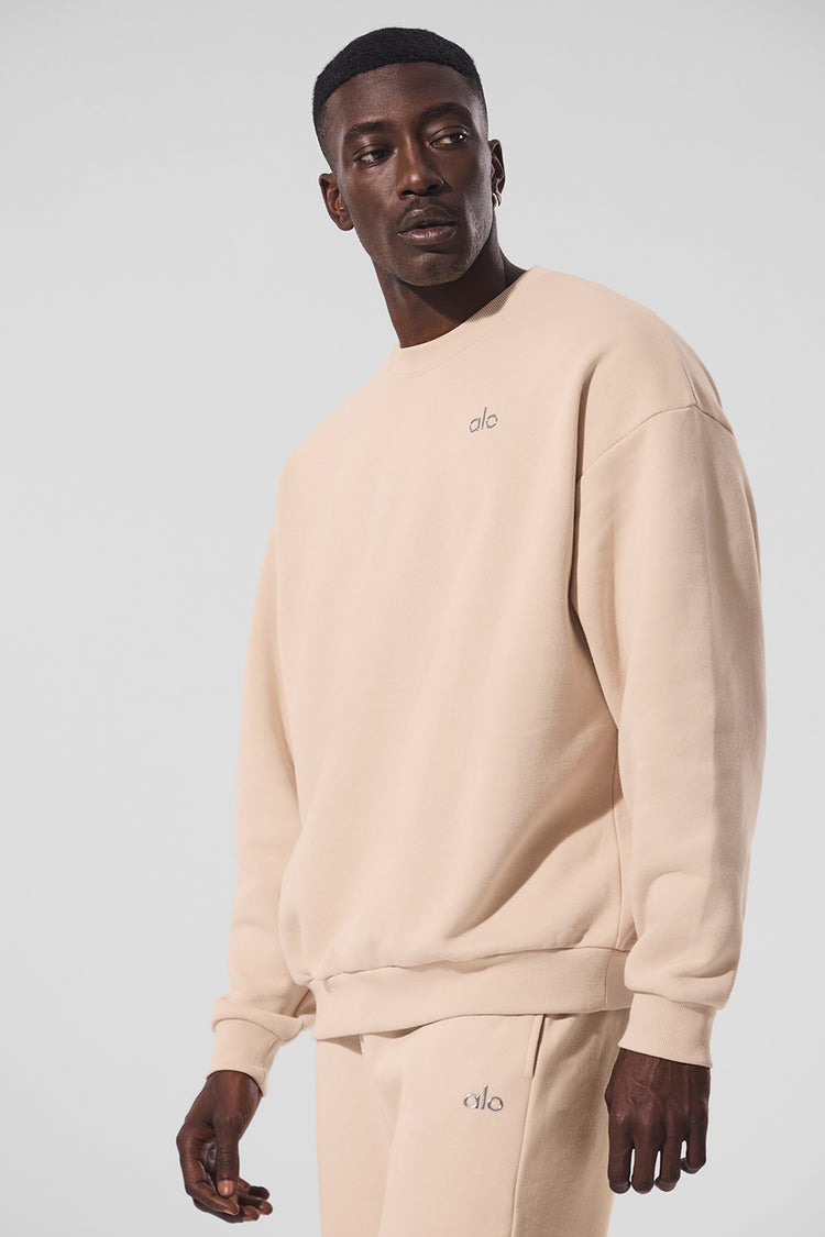 Accolade Crew Neck Pullover - Macadamia | ALO