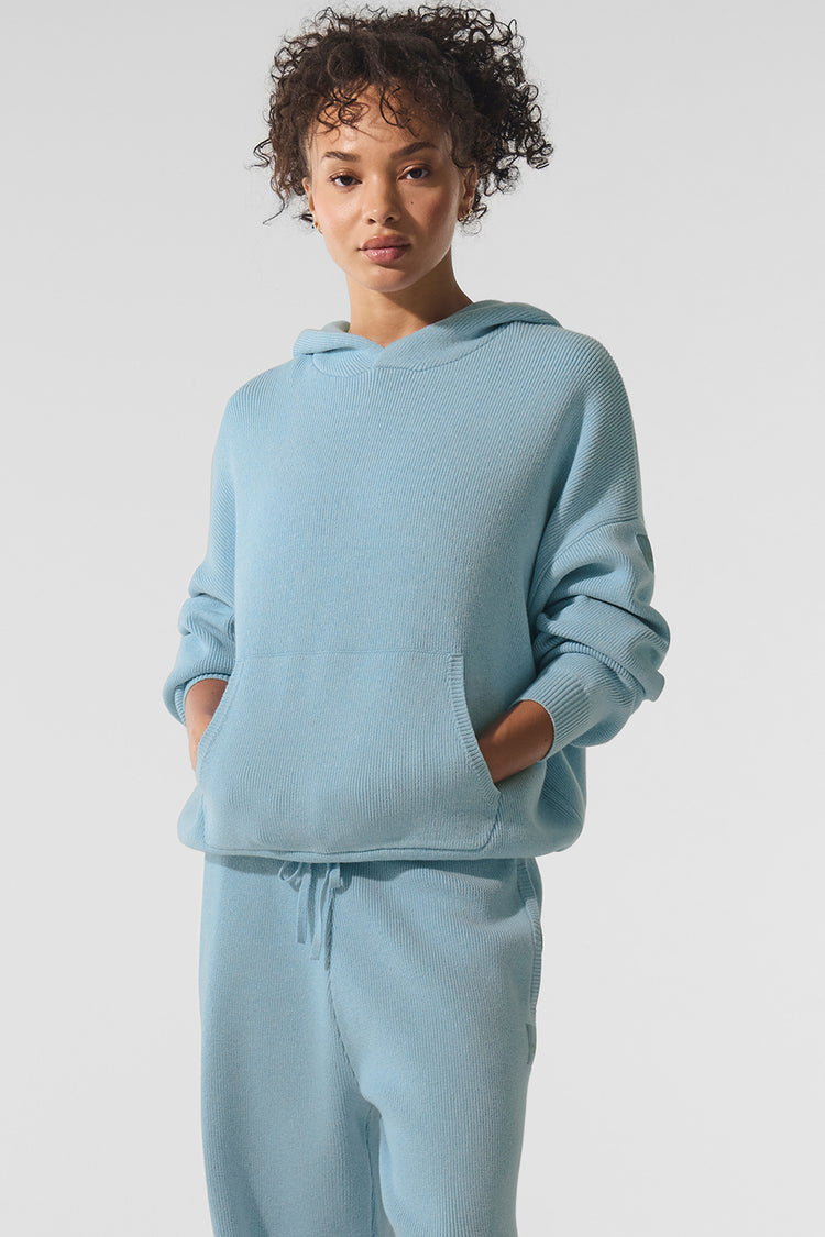 Scholar Hooded Sweater - Celestial Blue Heather | ALO