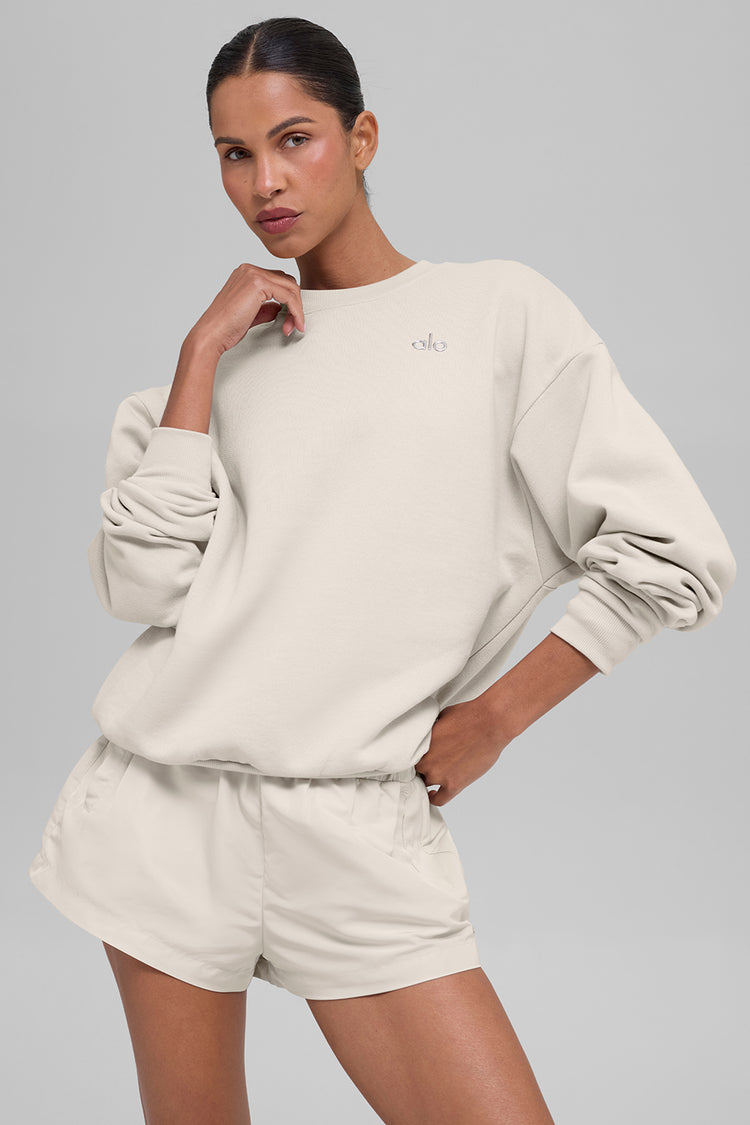 Accolade Crew Neck Pullover - Bone | ALO