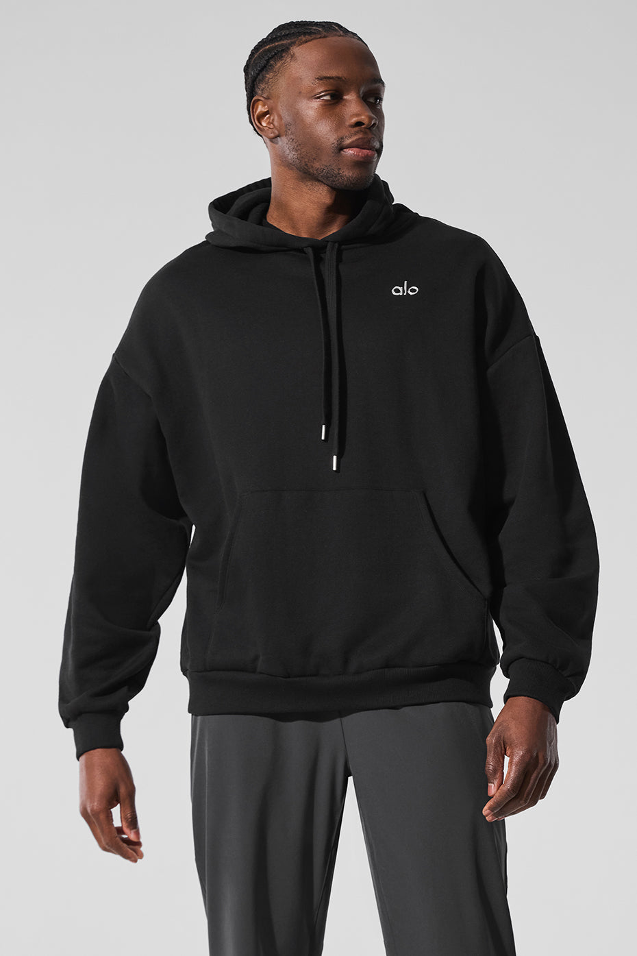 Wool Cashmere New Class Hoodie - Black | ALO