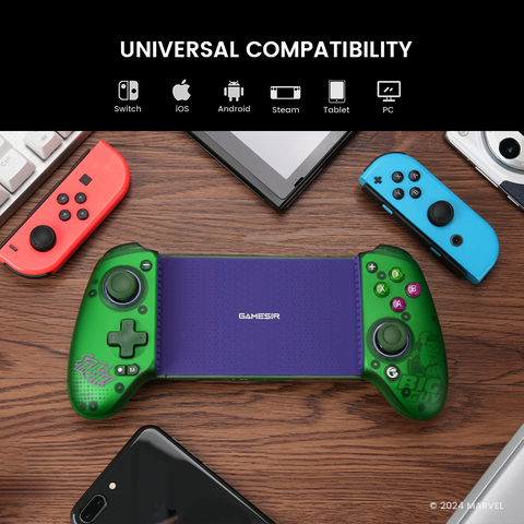 GameSir G8 Plus Bluetooth Mobile Controller - Limited Hulk and Thanos