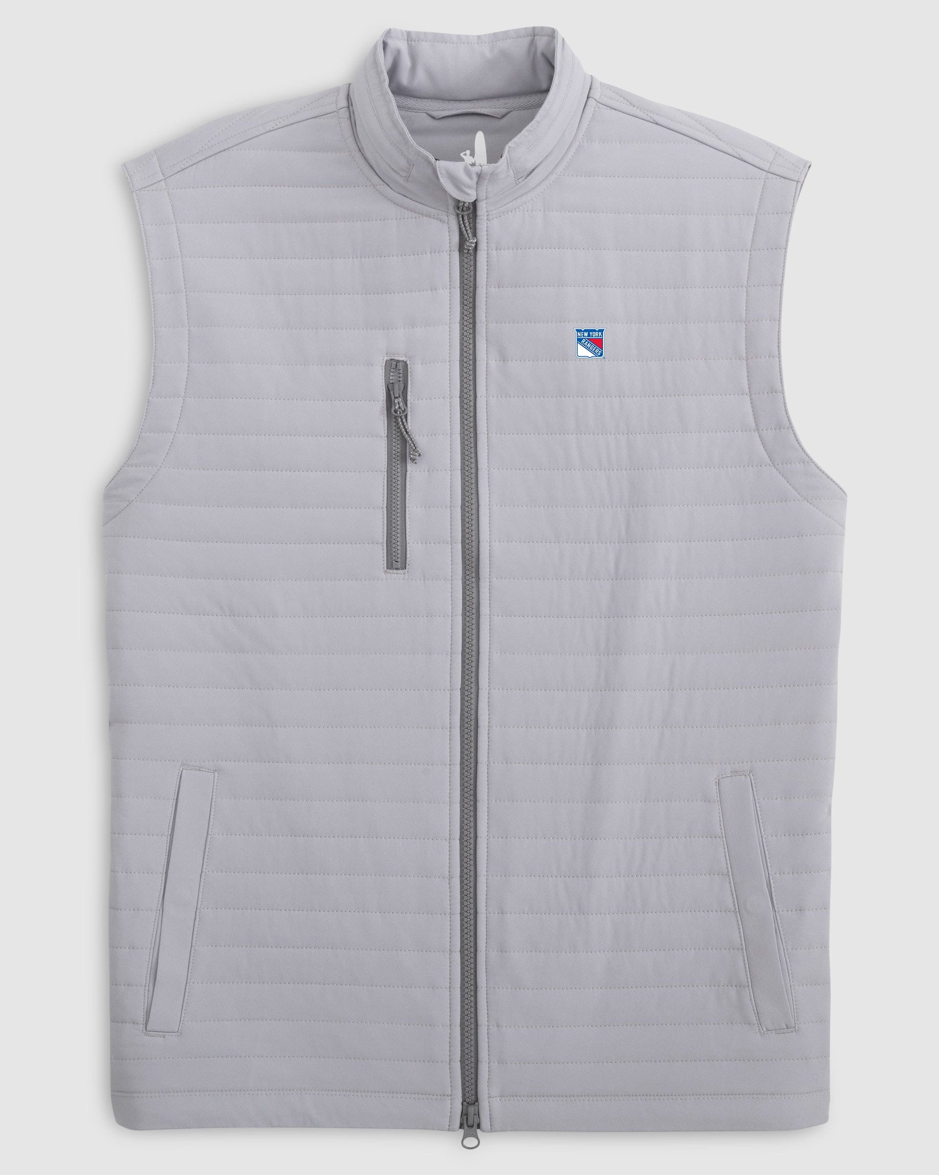 Quilted Performance Vest with Hidden Hood | Johnnie-O · Johnnie-O