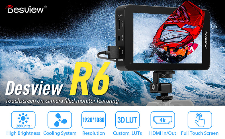 Buy R6 on camera monitor from Desview