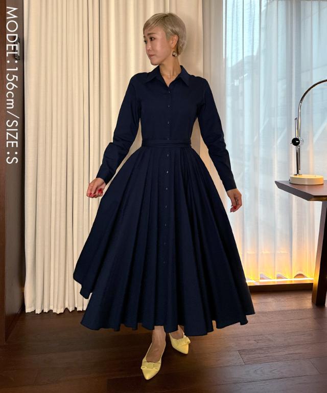 オードリールックエアリーワンピース・長袖｜JENNE(ジェンヌ)公式通販