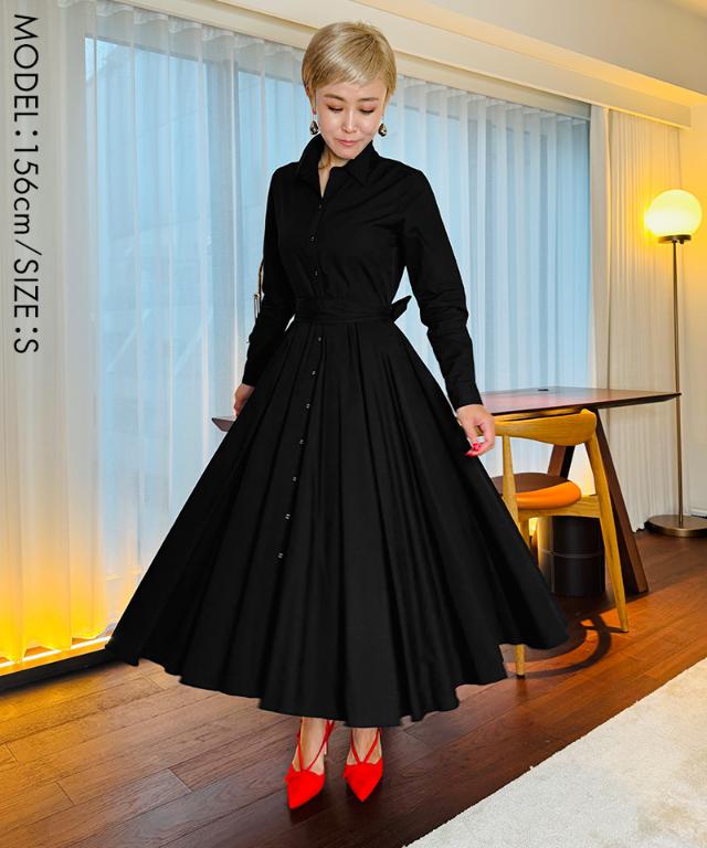 オードリールックエアリーワンピース・長袖｜JENNE(ジェンヌ)公式通販