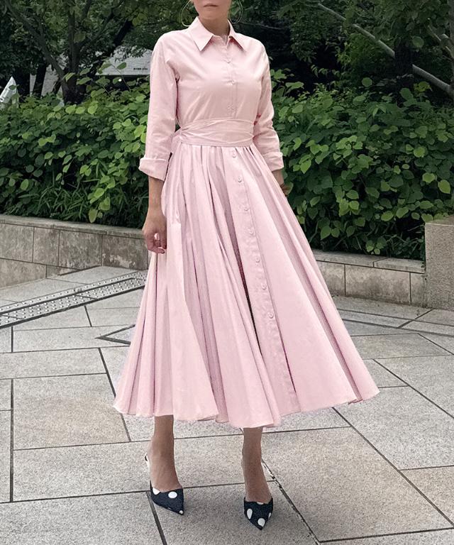 オードリールックエアリーワンピース・長袖｜JENNE(ジェンヌ)公式通販