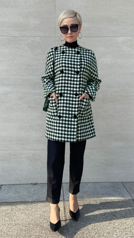 千鳥柄フレンチレトロコート｜JENNE(ジェンヌ)公式通販：パリジェンヌ