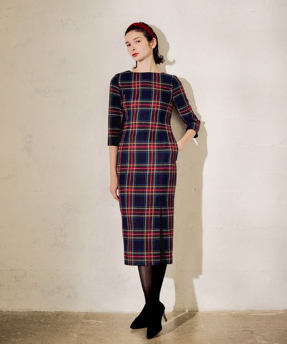 フレンチレトロチェックワンピース｜JENNE(ジェンヌ)公式通販：パリ