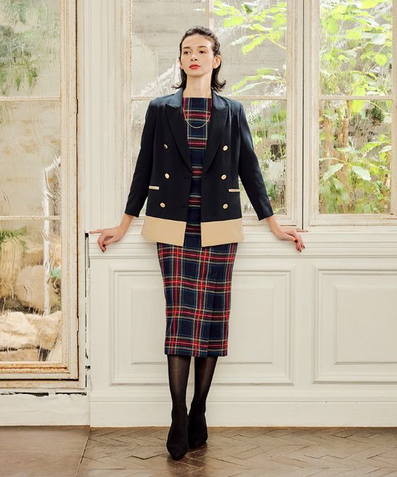 フレンチレトロチェックワンピース｜JENNE(ジェンヌ)公式通販：パリ