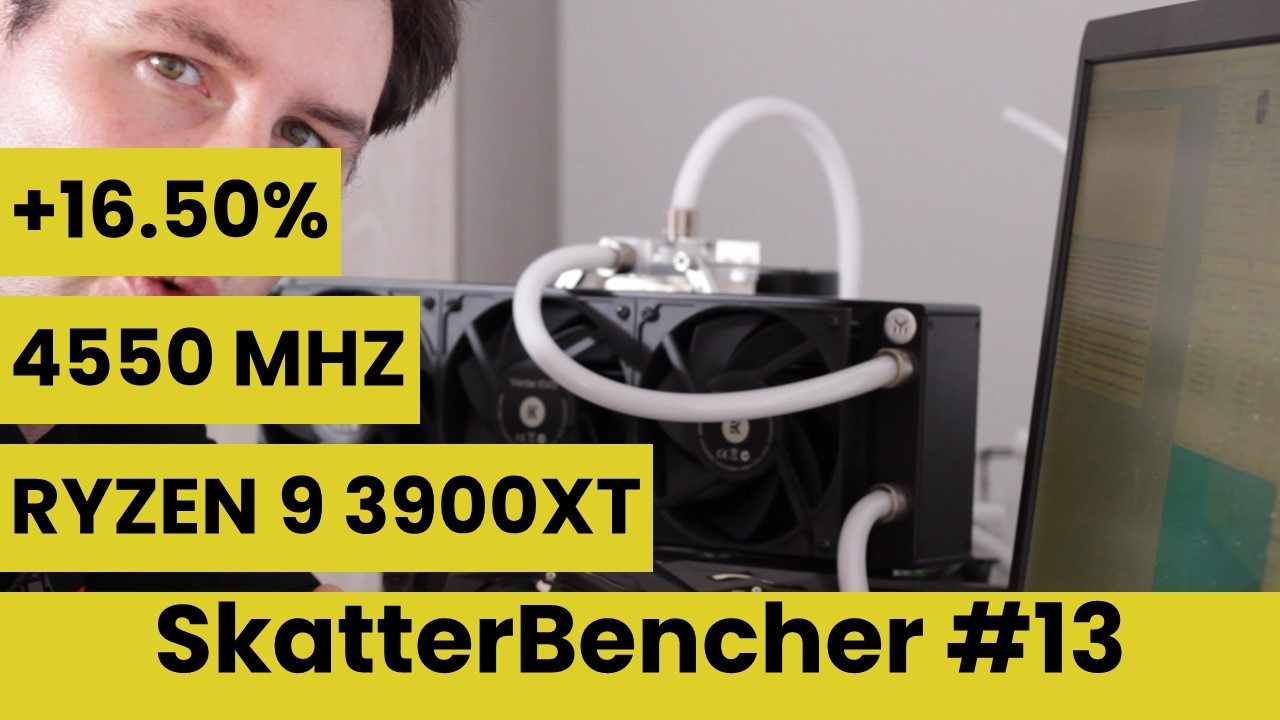SkatterBencher #13: AMD Ryzen 9 3900XT Overclocked to 4550 MHz