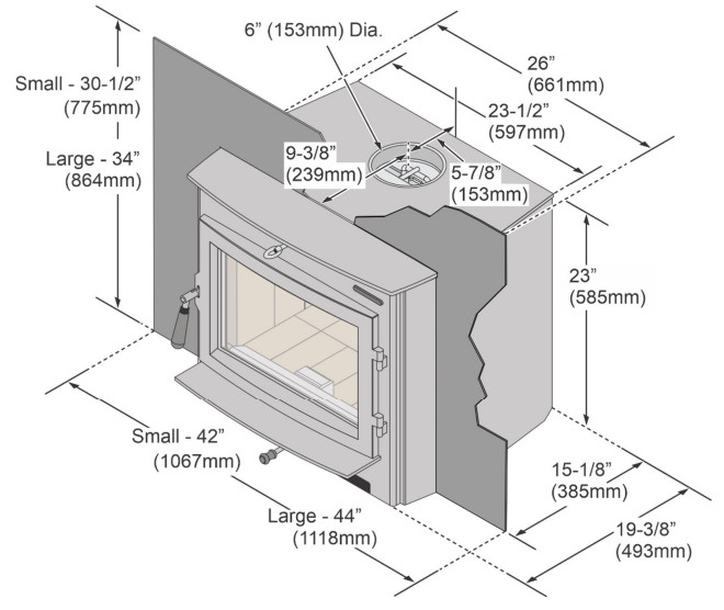 Lopi Evergreen NexGen-Hybrid™ Wood Insert - Hearth Appliances