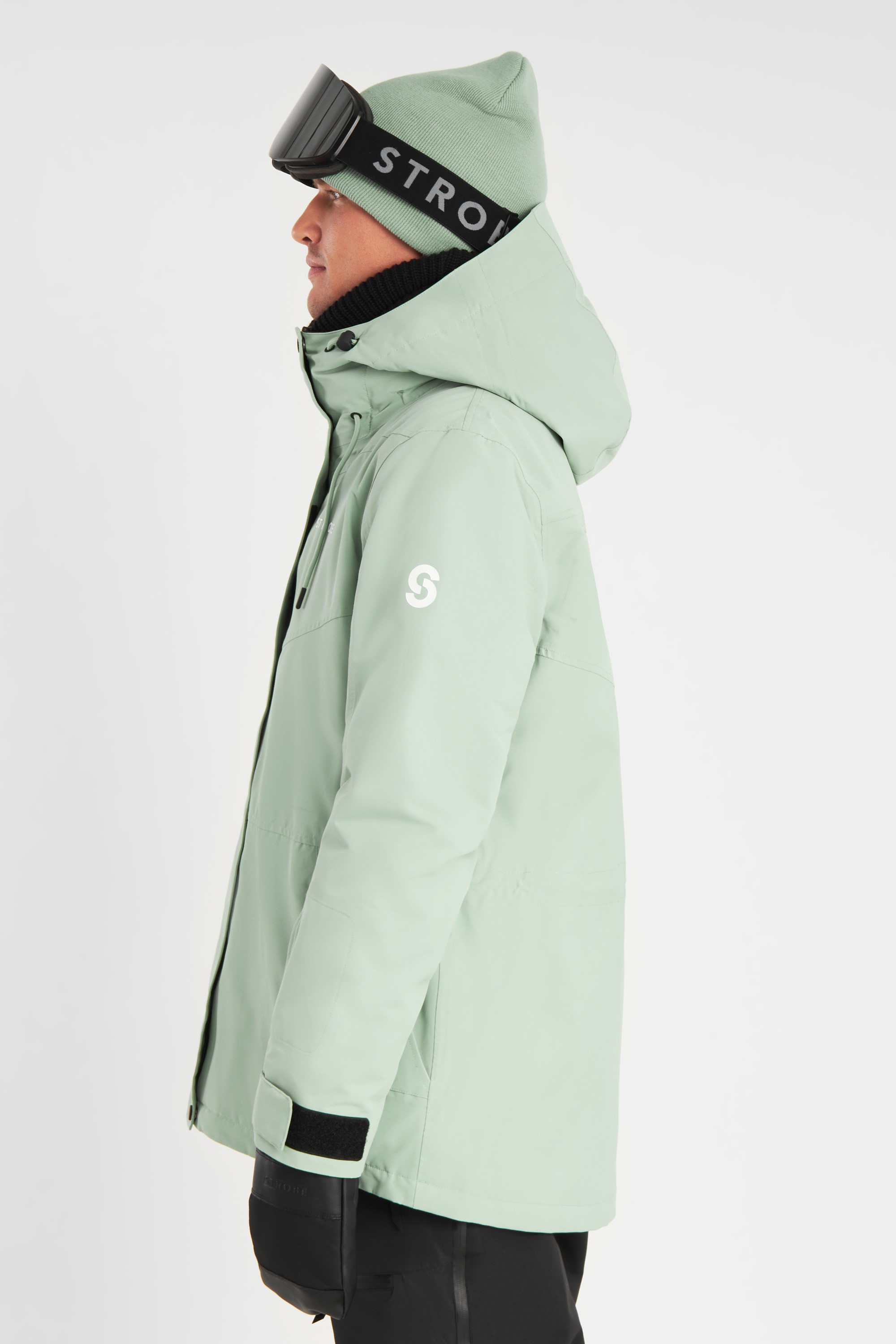 Aura Ski Jacket Dusty Green - Men's - Strobe