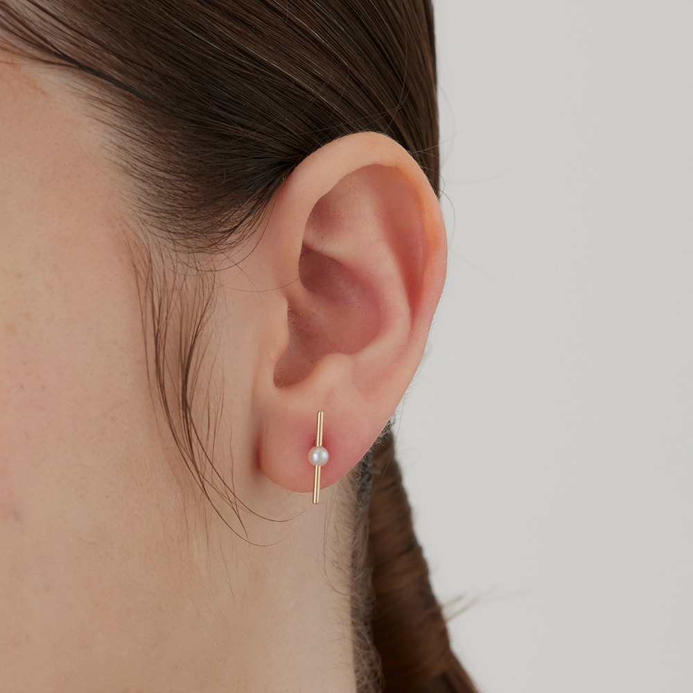 Hirotaka ヒロタカ バーピアス Mosquito モスキート Pearl Collection