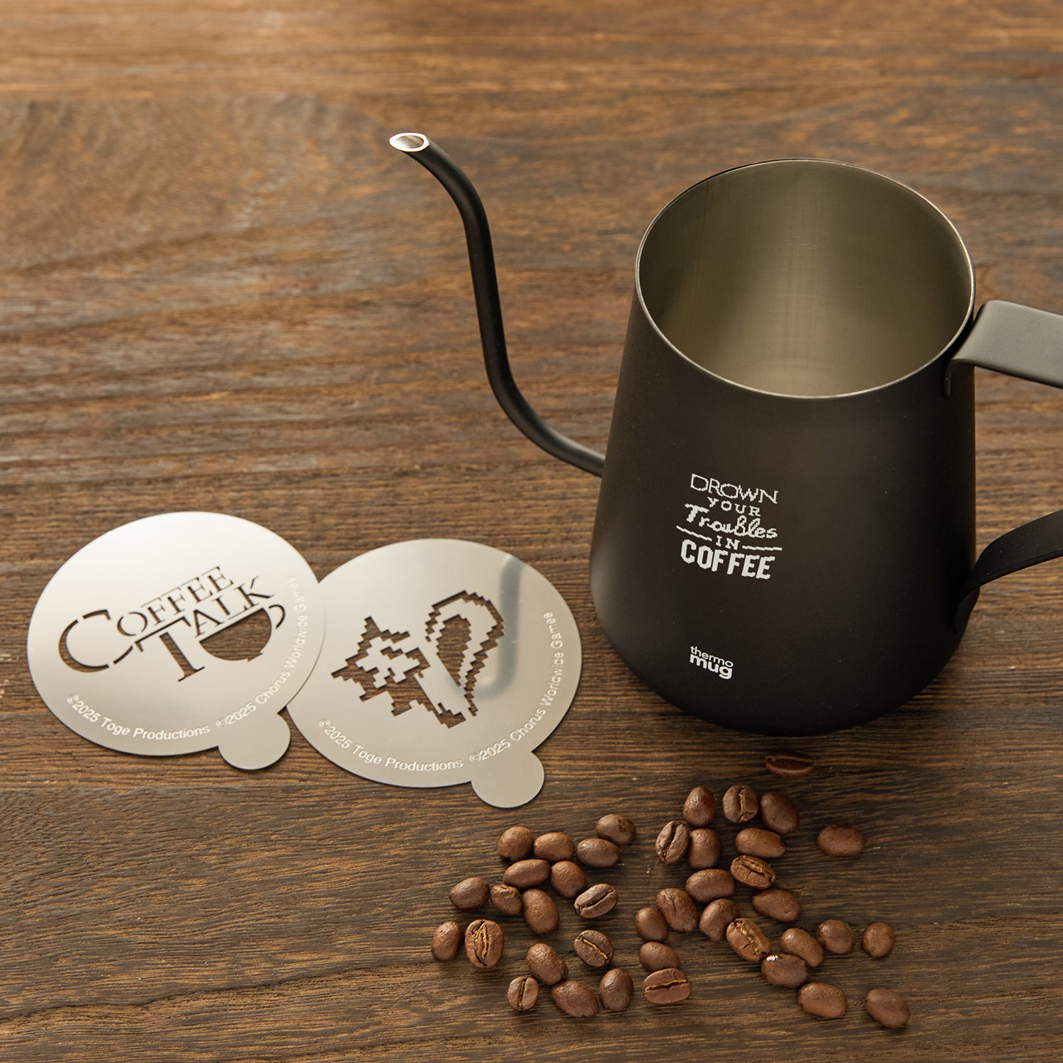 Coffee Talk モデル ドリップポット&ラテアートプレート セット