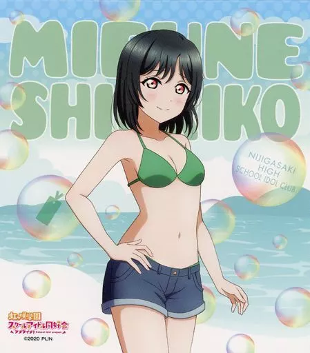 y*i様 Rest# 虹ヶ咲 三船栞子 水着 タペストリー ラブライブ！虹ヶ咲学園スクールアイドル同好会』より、爽やかな水着姿