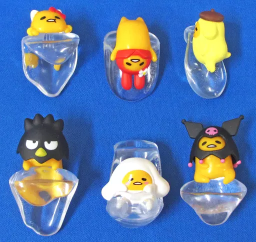 PUTITTO ぐでたま マスコット　全6種 楽天市場】PUTITTO ぐでたま 全6種奇譚クラブガチャポン