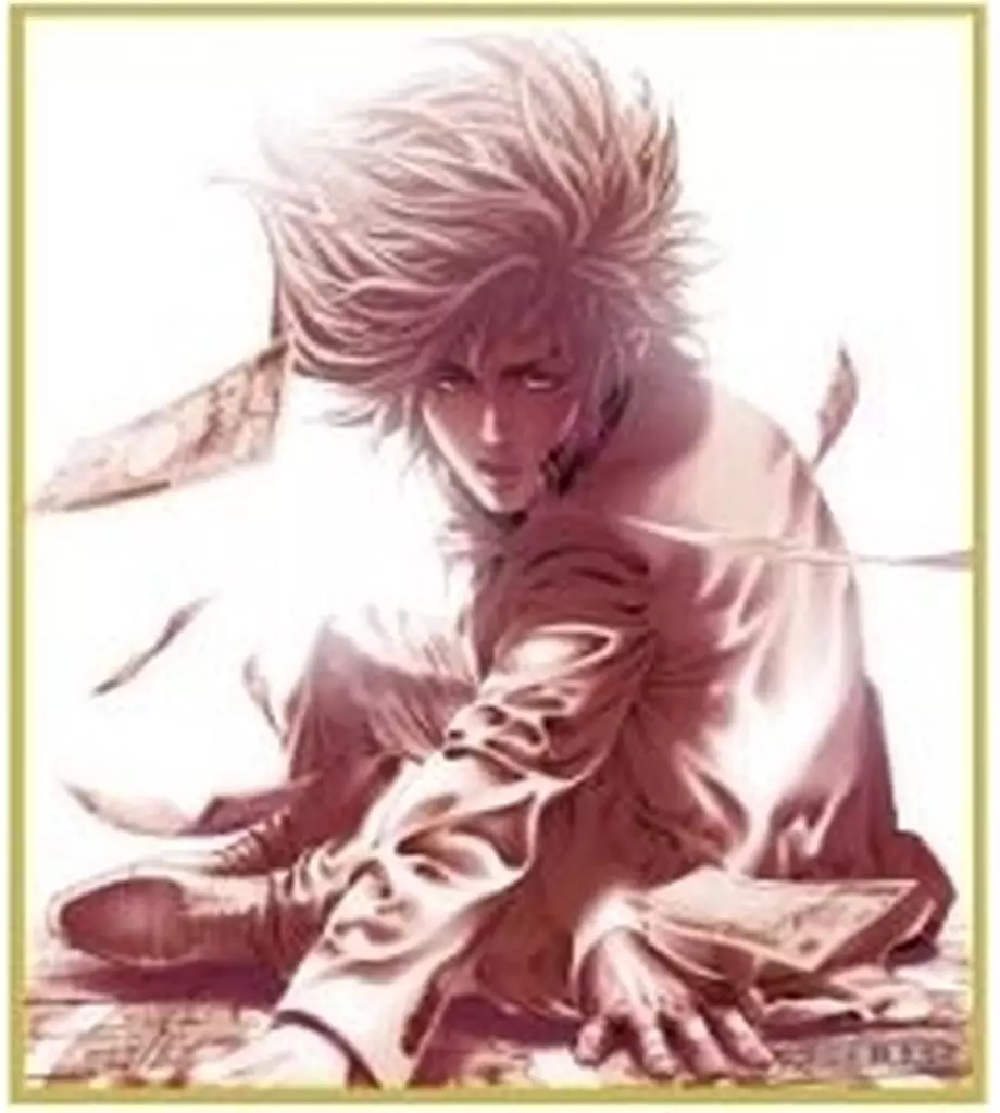 嘘喰い　斑目貘　ミニ色紙 駿河屋 -<中古>3.斑目貘 「嘘喰い ミニ色紙コレクション」（紙製品その他）